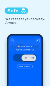 دکمه اتصال سریع فیلترشکن قوی و بدون قطعی VPN برای گوشی